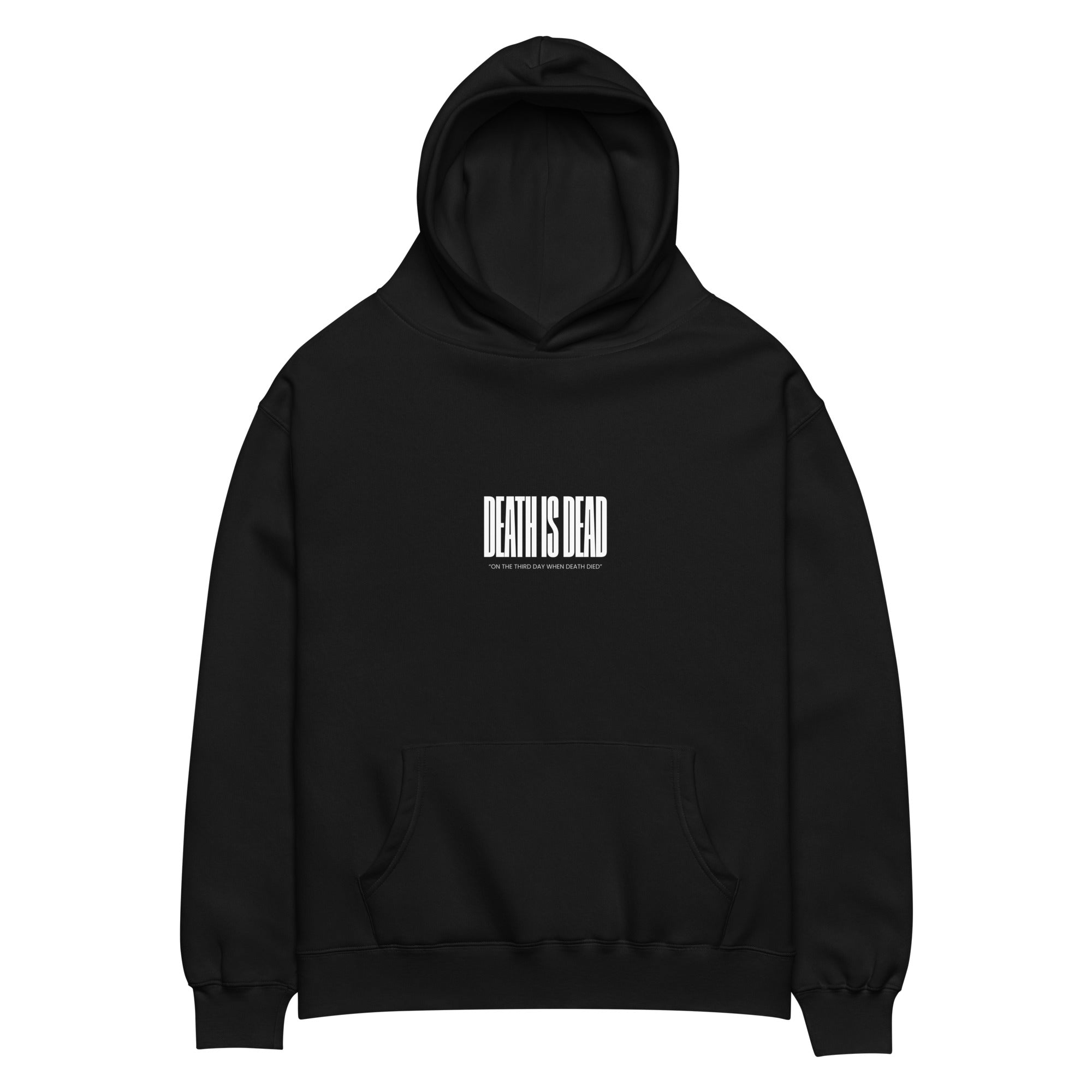 Unisex Relaxed Fit Death is Dead Hoodie image 2