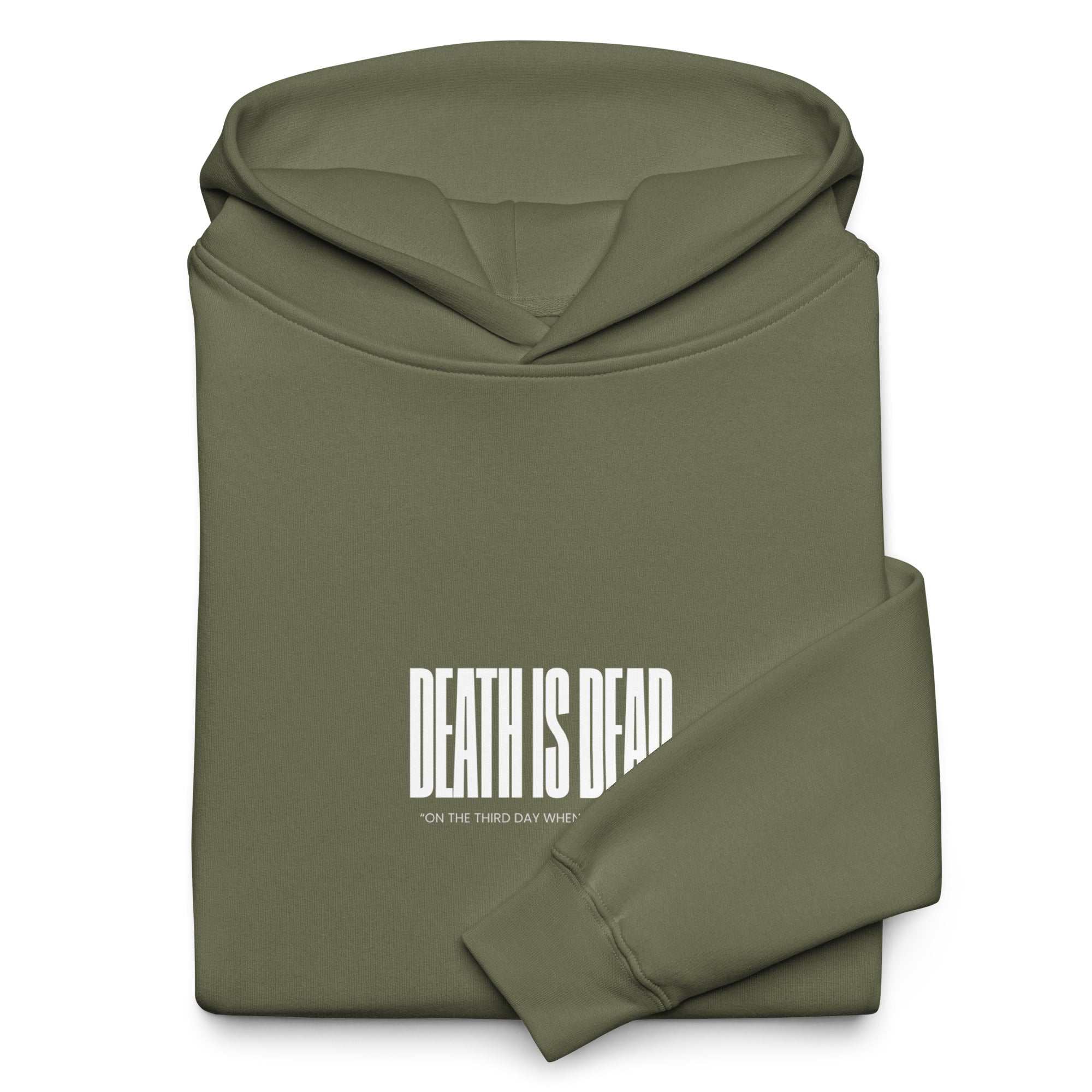 Unisex Relaxed Fit Death is Dead Hoodie image 11