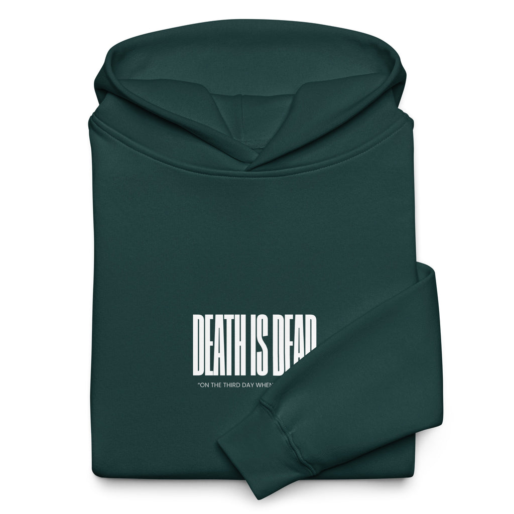 Unisex Relaxed Fit Death is Dead Hoodie image 8