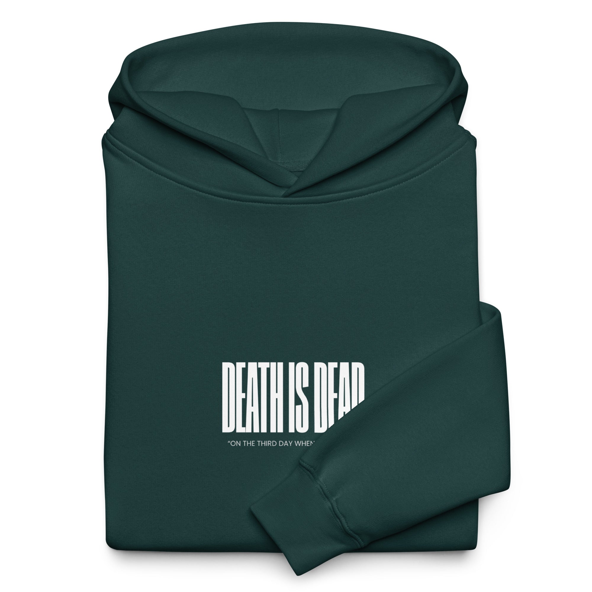 Unisex Relaxed Fit Death is Dead Hoodie image 8