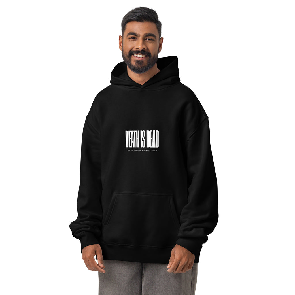 Unisex Relaxed Fit Death is Dead Hoodie image 3