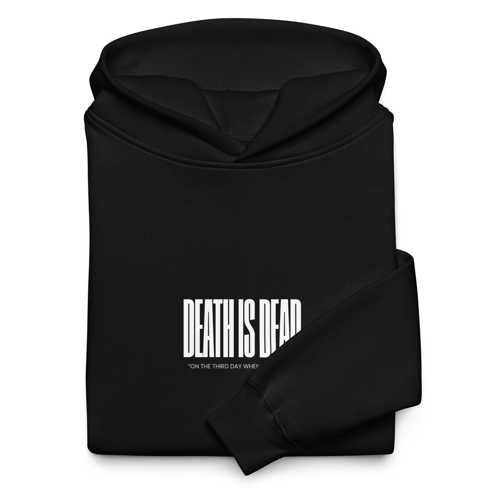 Unisex Relaxed Fit Death is Dead Hoodie image 1